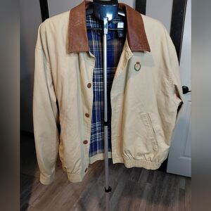 Vintage Chaps / Ralph Lauren Harrington / Hunting Beige Jacket SIZE LARGE